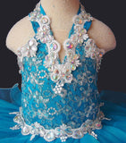 Infant/toddler/baby/children/kids Girl's Pageant Glitz Dress G040-1 - ToddlerPageantDress