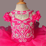 16 color -- National Glitz Off the Shoulder Flower Girl Pageant Dress size 1~4T - ToddlerPageantDress
