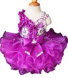 Stylish/Fashionable Baby Girl Purple Cupcake Pageant Dress - ToddlerPageantDress