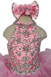 Heavy Beaded Little Girl/Child/Toddler Cupcake Pageant Dress - ToddlerPageantDress