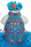 Halter Beaded Bodice Little Girl/Toddler/Infant Cupcake Pageant Dress - ToddlerPageantDress