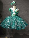 Custom Glitz Baby Miss Pageant Dress #bling bling Pageant dress #Baby Girl