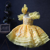 Hot Sale Glitz Beaded Bodice Baby Miss Cupcake Pageant Dress