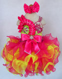 Jennifer Wu Toddler/Baby Girl/Infant Charming Baby Pageant Dress With Hair bow - ToddlerPageantDress