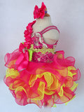 Jennifer Wu Toddler/Baby Girl/Infant Charming Baby Pageant Dress With Hair bow - ToddlerPageantDress
