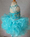 16 color --- Infant Illusion Cupcake Pageant Dress with Hair bow - ToddlerPageantDress