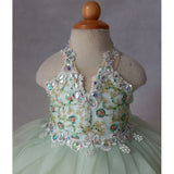 Custom Made kids/Girl's Baby Doll Pageant evening/prom Dress EB040E - ToddlerPageantDress