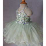 Custom Made kids/Girl's Baby Doll Pageant evening/prom Dress EB040E - ToddlerPageantDress