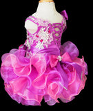 Jennifer Wu Beaded and Lace Bodice Kids' Cupcake Pageant Dress - ToddlerPageantDress