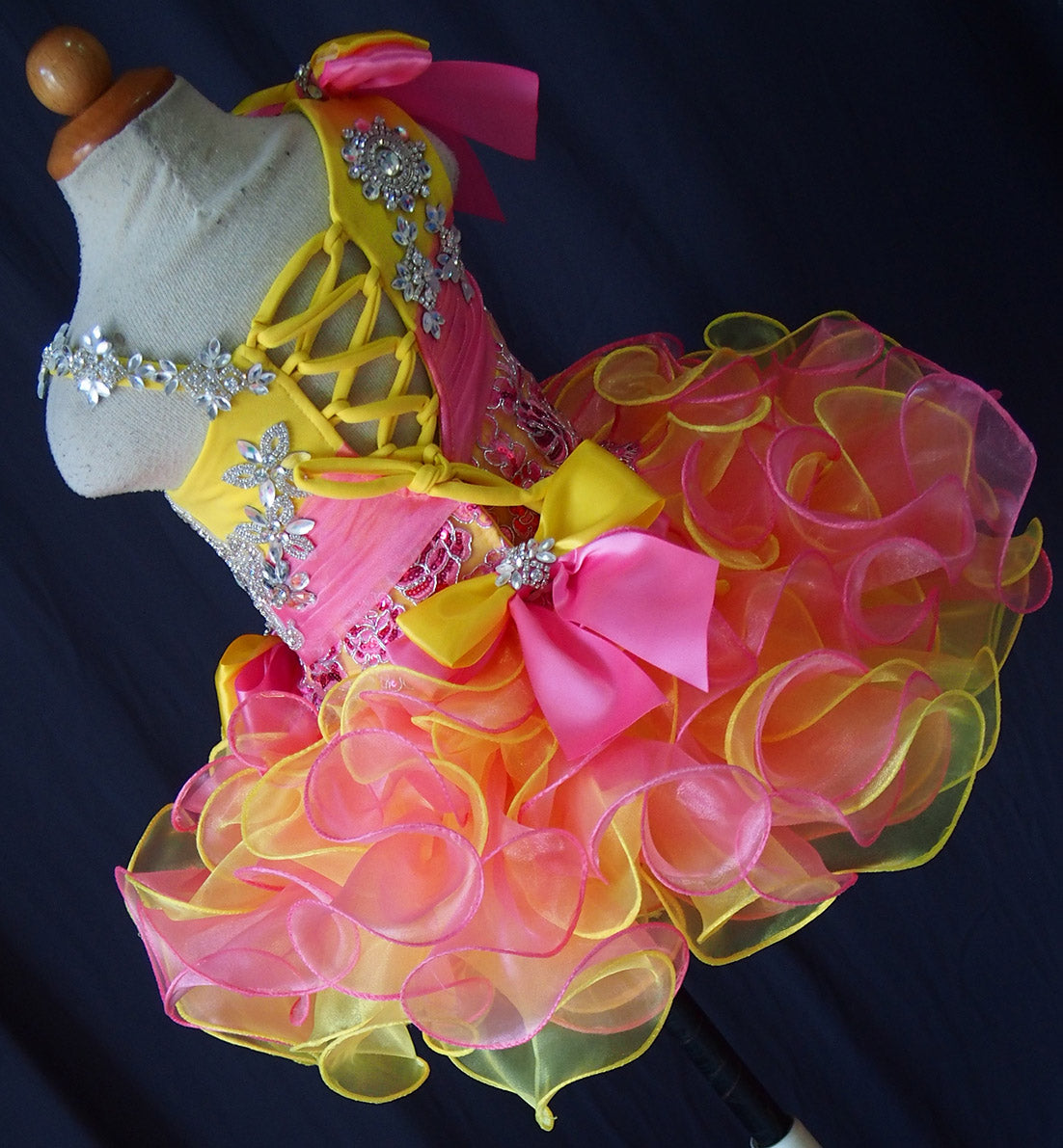 Little Princess Nations Baby Miss Stunning Cupcake Pageant Dress - ToddlerPageantDress