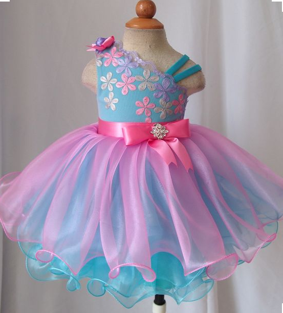 Little Girl/Baby miss Natural Baby Doll Pageant Dress - ToddlerPageantDress