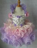 Nations Toddler Illusion Cupcake Pageant Dress 1-4T custom - ToddlerPageantDress
