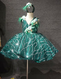 Custom Glitz Baby Miss Pageant Dress #bling bling Pageant dress #Baby Girl - ToddlerPageantDress