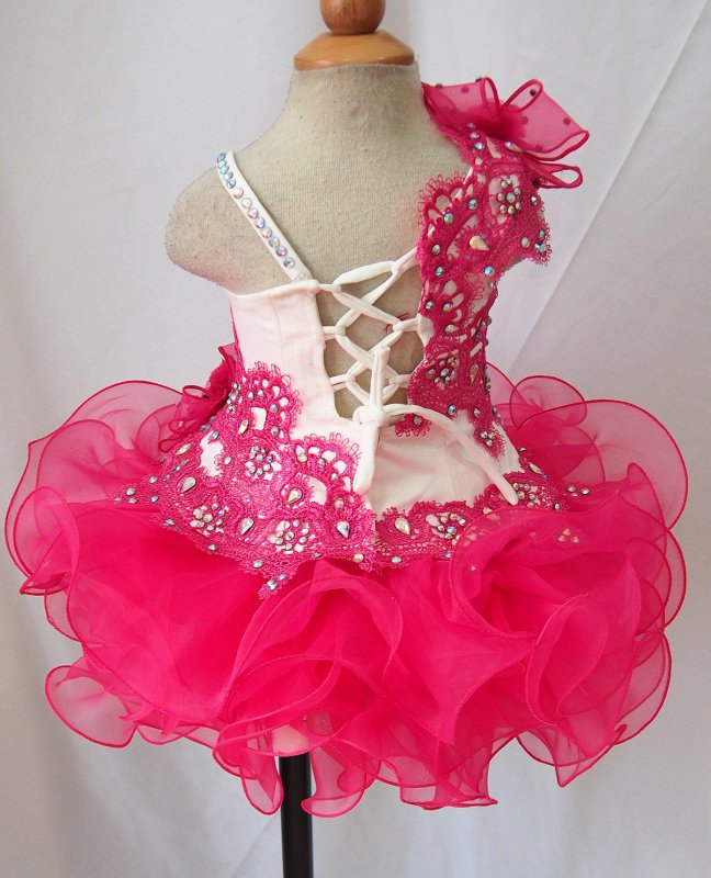Custom Made Infant/toddler/baby/children/kids Girl's Pageant Dress 1~4T G171 - 3 - ToddlerPageantDress