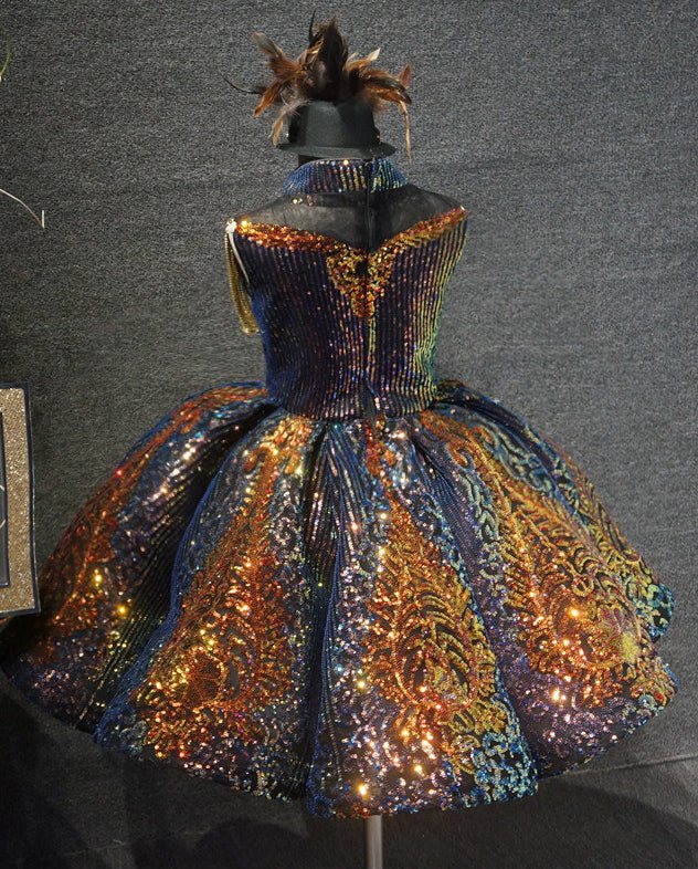 Glitz Beaded Bodice Little Girl/Toddler/Baby Girl/Baby Miss Pageant Dress - ToddlerPageantDress