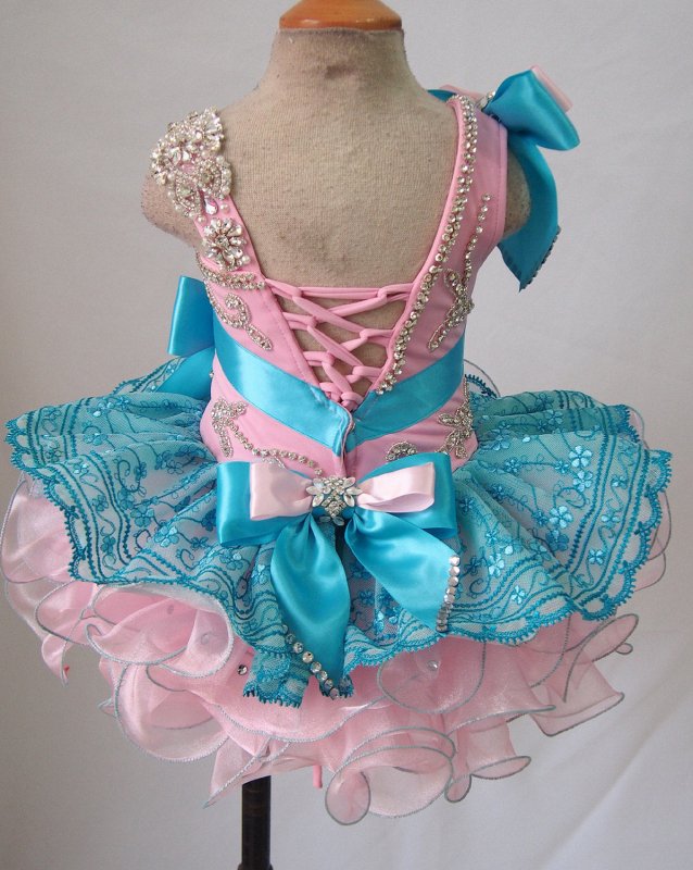 Glitz Infant/toddler/baby/children/kids Girl's Pageant Dress 1~4T G218 - 3 - ToddlerPageantDress