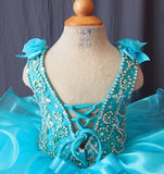 Glitz Vogue Infant/toddler/baby/children/kids Girl's Pageant Dress 1~4T G110 - ToddlerPageantDress