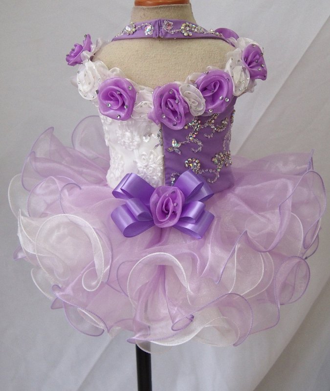 Halter Infant/toddler/baby/children/kids Girl's Pageant Dress 1~4T G025 - 5 - ToddlerPageantDress