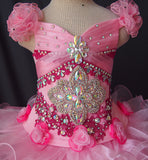 Jennifer Wu New Infant/toddler/baby/children/kids Girl's Pageant Gown Newborn to 4T G060 - ToddlerPageantDress