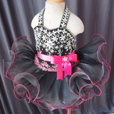 Halter Beaded Bodice Little Miss Cupcake Pageant Dress - ToddlerPageantDress