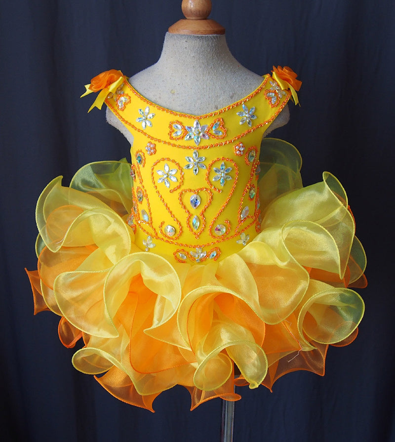 New Born/Infant/toddler/baby/children/kids Girl's Cupcake Pageant Dress - ToddlerPageantDress