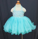 Infant/toddler/baby/children/kids glitz Girl's Baby Doll Pageant Dress, 1~4T G128C - ToddlerPageantDress