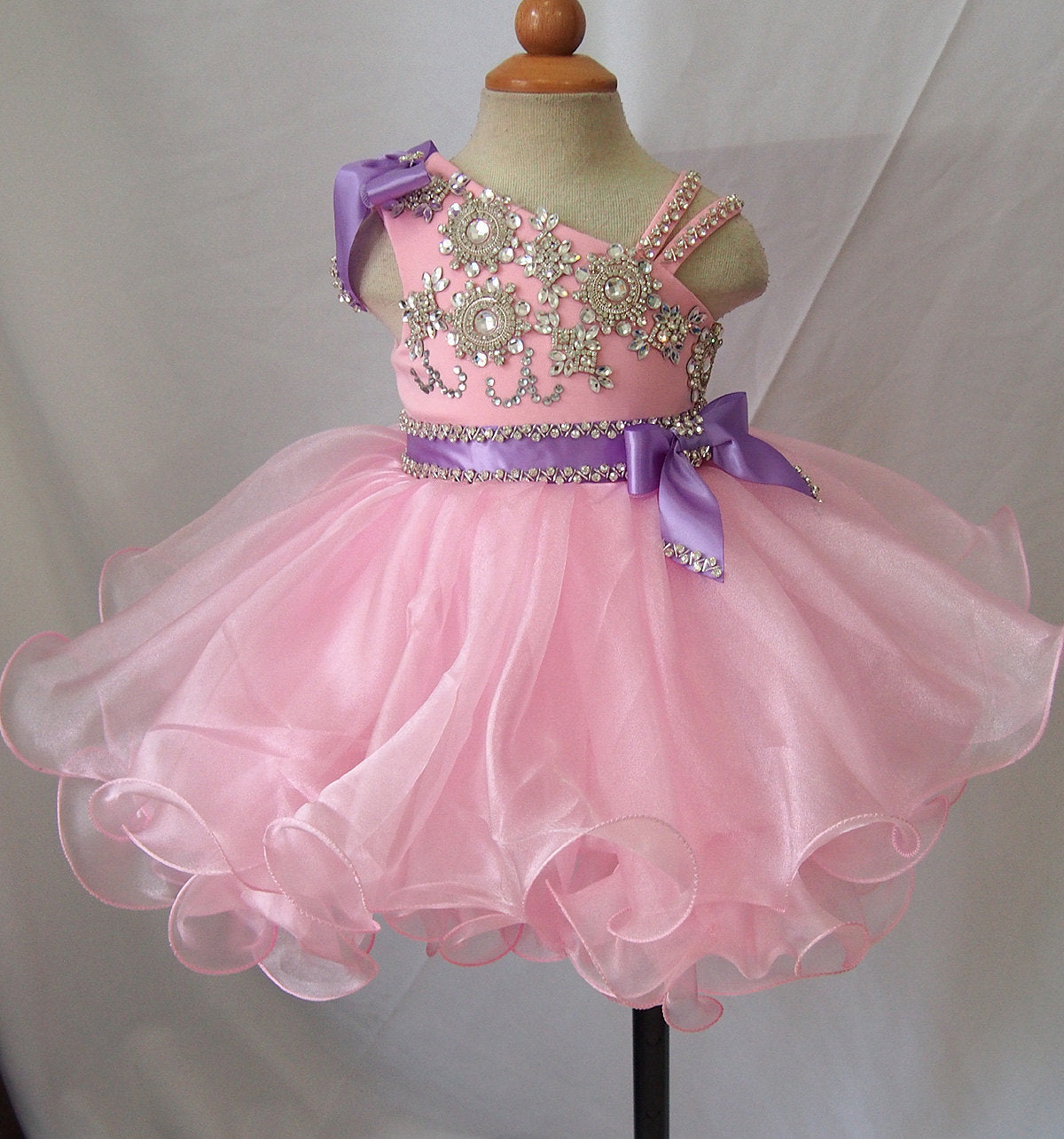 Infant/toddler/baby/children/kids Girl's Baby Doll Pageant Dress - ToddlerPageantDress