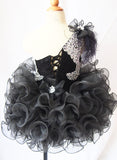 Infant/toddler/baby/children/kids Girl's Black Cupcake Pageant Dress 1~4T G095-5 - ToddlerPageantDress