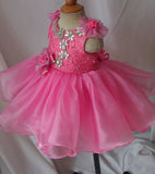 Newborn/Infant/toddler/baby/children/kids Glitz Girl's Baby Doll Pageant Dress - ToddlerPageantDress