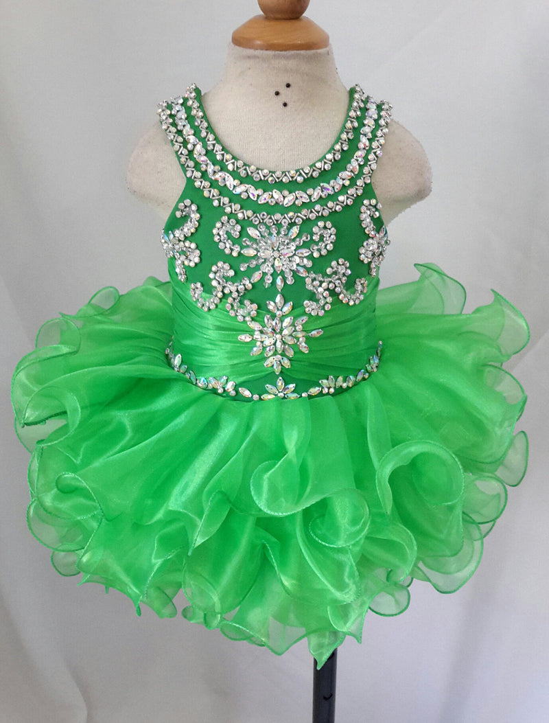 Charming Infant/toddler/baby/children/kids Girl's Glitz Pageant Dress - ToddlerPageantDress
