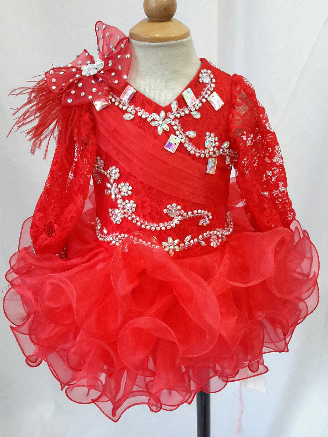 Infant/toddler/baby/children/kids Girl's Pageant Dress for birthday,Christmas,bridal,gift,party, 1~4T G068A - ToddlerPageantDress