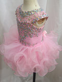 AB Beaded and Lace Bodice Little girl/Baby Pageant Dress - ToddlerPageantDress
