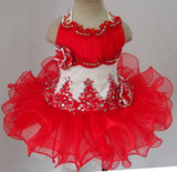 Infant/toddler/baby/children/kids glitz Girl's Pageant Dress  for birthday,christmas,bridal,gift, 1~4T G001-2 - ToddlerPageantDress