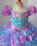 Stunning Infant/toddler/baby/children/kids Girl's Glitz Pageant Dress - ToddlerPageantDress