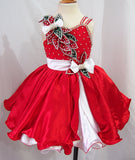 Custom Made Glitz Toddler Christmas Pageant Dress G221 - ToddlerPageantDress