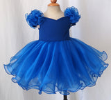 16 color-Infant/toddler/baby/children/kids doll style Girl's Natural Pageant Dress,1~4T EB053D - ToddlerPageantDress