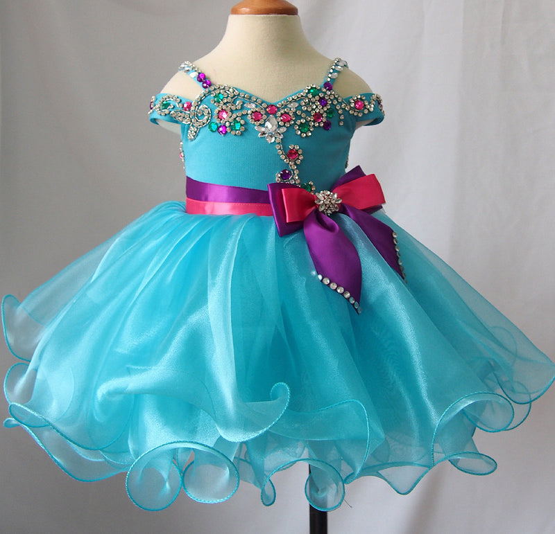 Little Princess/Toddler/Newborn/Infant/Baby Girl Baby Doll Pageant Dress - ToddlerPageantDress