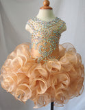 Infant/toddler/baby/children/kids Glitz Girl's Cupcake Pageant Dress - ToddlerPageantDress