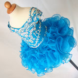 16 color avalible---Infant/toddler/baby/children/kids glitz Girl's Pageant Dress EB4018A - ToddlerPageantDress