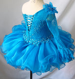Infant/toddler/baby/children/kids glitz Girl's Pageant Dress for birthday,bridal,gift, G086 - ToddlerPageantDress