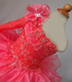 Infant/toddler/baby/children/kids glitz Girl's Pageant Dress for birthday  G086－4 - ToddlerPageantDress