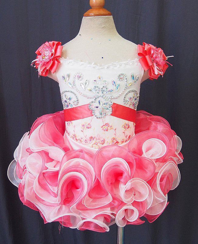 Infant/toddler/baby/children/kids Girl's Pageant evening/ Dress G026 - 5 - ToddlerPageantDress