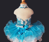 Infant/toddler/baby/children/kids Girl's Pageant Glitz Dress G040 - 1 - ToddlerPageantDress