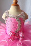 Glitz Beaded Bodice Little Princess/Toddler Cupcake Pageant Dress - ToddlerPageantDress