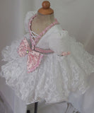 New Lace White/Ivory Wedding Dress Bridal Gown Custom Size - ToddlerPageantDress