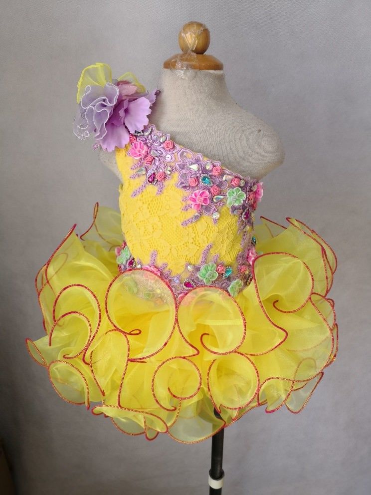 Baby Girl Nations Natural Cupcake Pageant Dress 1~4T - ToddlerPageantDress
