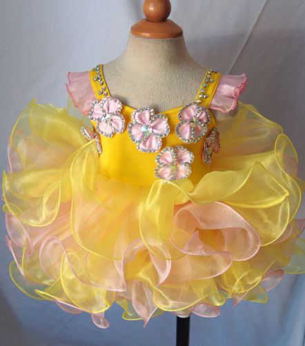 Charming Infant/toddler/kids/baby/children Girl's Pageant Dress with Bowknot  1-4T - ToddlerPageantDress