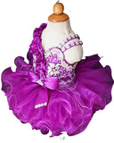 Stylish/Fashionable Baby Girl Purple Cupcake Pageant Dress - ToddlerPageantDress