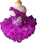Stylish/Fashionable Baby Girl Purple Cupcake Pageant Dress - ToddlerPageantDress