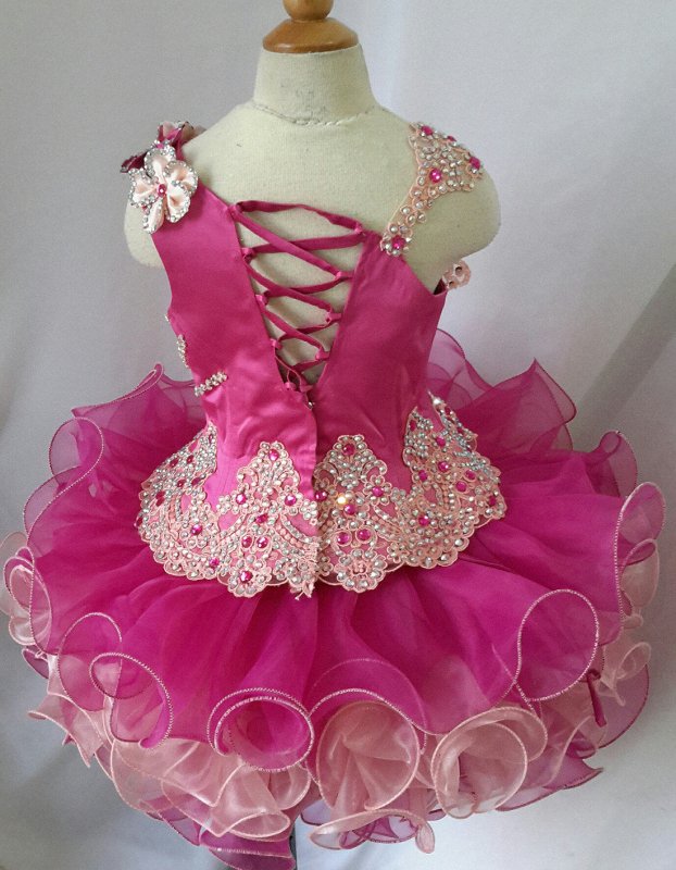 Two pieces Infant/toddler/baby/children/kids Girl's Pageant Dress 1~4T G088 - 1 - ToddlerPageantDress